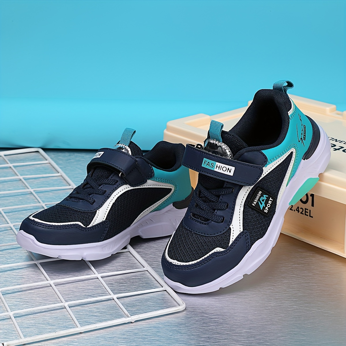 kids breathable mesh sneakers with closure lightweight low   shoes for boys girls durable md sole   training skate shoes for active children kid shoes   footwear sleek   comfortable fabric insole sporty footwear flexible sole children footwear school footwear 0