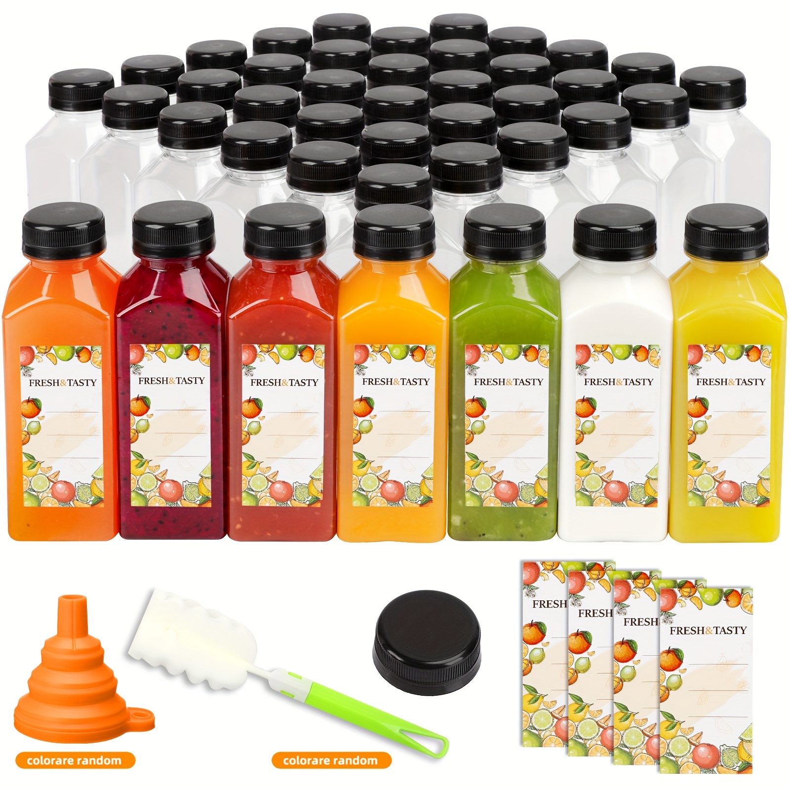 

Superlele 45pcs 12oz Bottles, Reusable Bottles And Labels, , For , , Tea, , Sealing