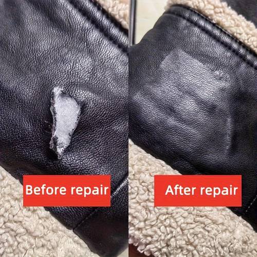 item picture 4pcs faux leather repair patch self waterproof faux leather for rips tears holes in faux leather furniture sofa car seat jacket bag perfect for home office commercial use texture design easy to cut