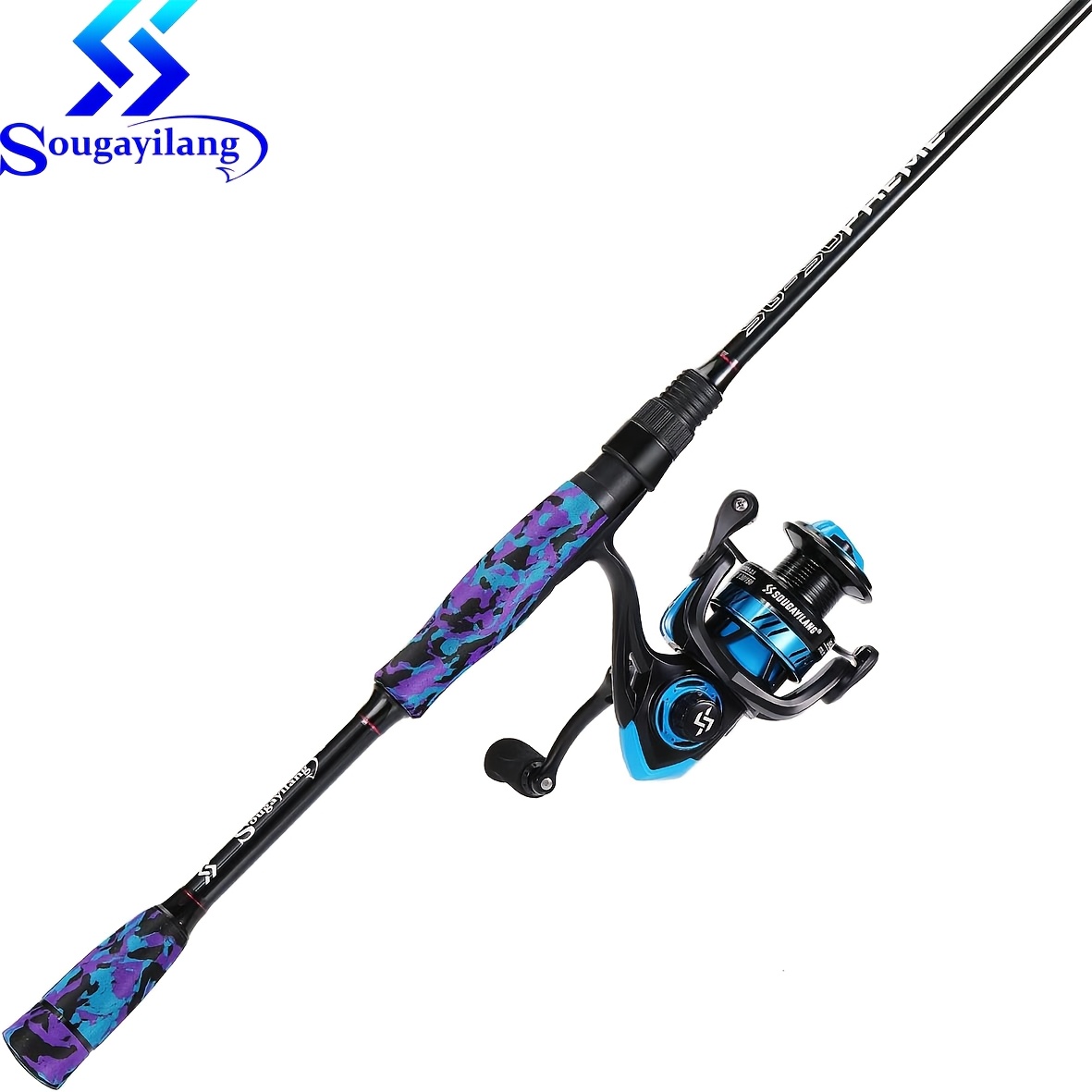 amazon fishing reels and rods Best Sellers: Best Rod & Reel Combos Right/Left exchangeable all Fishing Pole Combo Set, 2.1m/6.89ft,