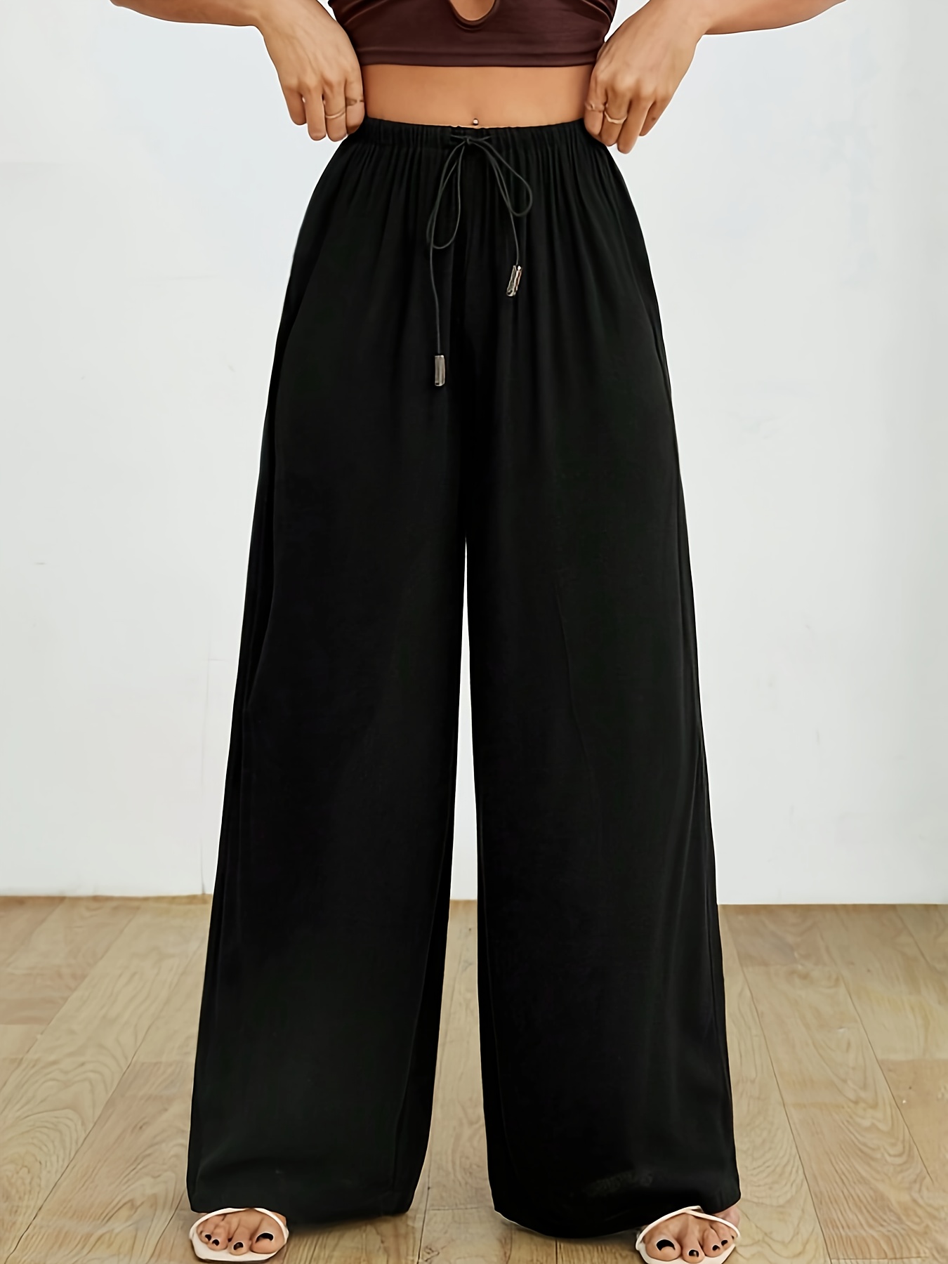 Women's Linen baggy pants 5703