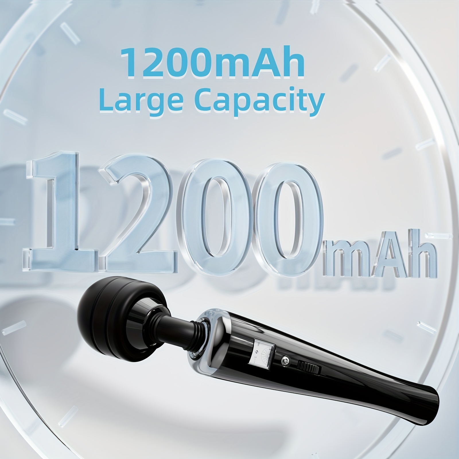 SANJIANKE Electric Massage Stick - USB Rechargeable 1200mAh Portable Muscle Relaxation Device with High-Speed Motor, Compact & Elegant Design for Full Body, Back, Neck, Legs, Waist - ABS Material, Massagers for Muscles, Deep Tissue, Modern Massager, Durable Construction, Handheld Massager, Home,, Sleek Massager, Longlasting Battery, Management
