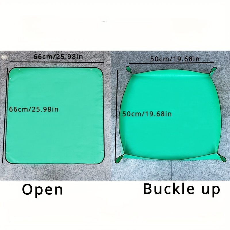 1pc Waterproof Gardening Mat for Succulents, Green Plants, Balcony Repotting & Soil Mixing Tool with Easy-to-Clean Fabric, Foldable Indoor Planting Pad ? Perfect Gift