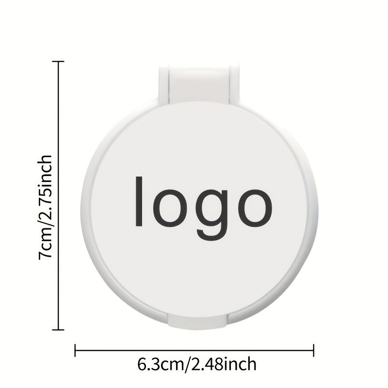 TEMU Des miroirs à logo personnalisé disponibles, permettant des personnalisés. Ces mini miroirs pliants portables des miroirs de Cosmétique ronds,
