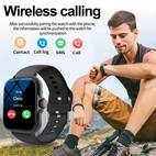 high definition full touchscreen smart watch is unisex supports wireless calls and message notifications features multiple sports remote photography music customizable watch face wallpapers and is compatible with android and iphone devices this multifunctional watch allows for making and receiving calls along with notification features suitable for everyone