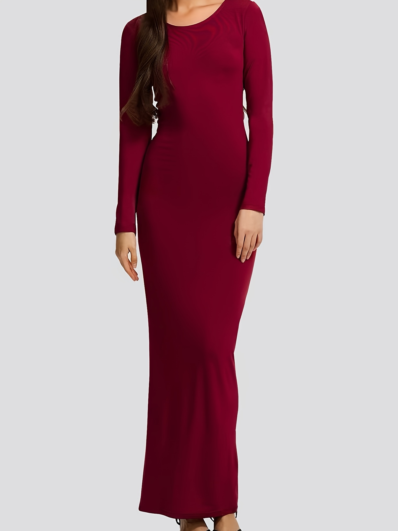 fit long sleeve pullover dress autumn 2024 - Temu Pakistan