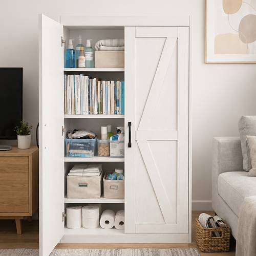 item picture 1 5m 1 8m tall freestanding 4 tier 5 tier large capacity organizer for entryway living room kitchen