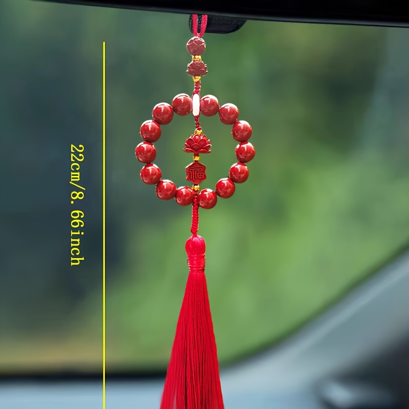 High-End Lotus Design Car Pendant for Rearview Mirrors