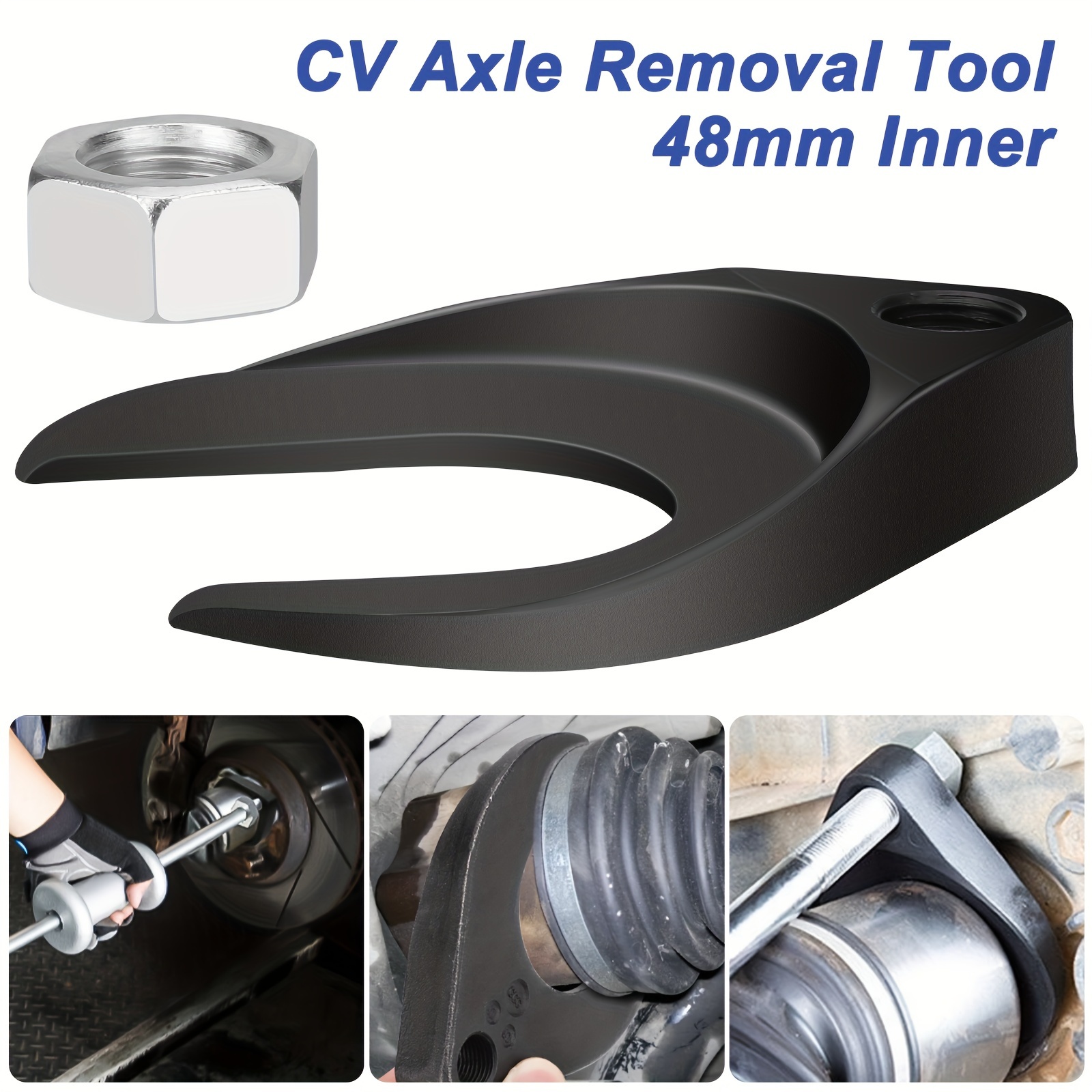 

Axle Puller Adaptor, Axle Removal Tool, 48mm Cv Joint Puller Adapter Tool, With Screw For Most Vehicles
