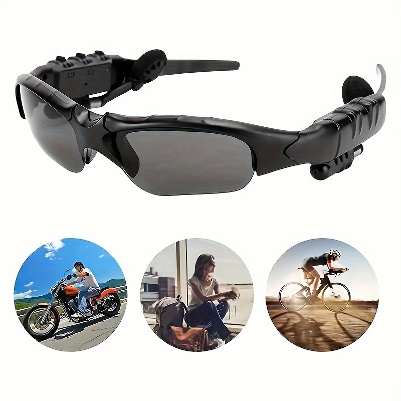 2 3pcs wireless glasses headset listening to music call wireless smart headset glasses multifunctional glasses cycling driving multifunctional sun glasses details 4