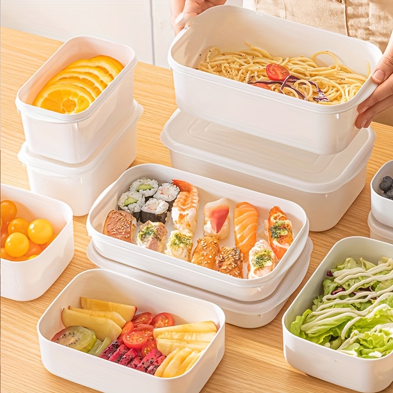 *. Japanische Leichte Lunchbox, Stapelbarer Lunchbehälter, Tragbare Lunchbox mit Deckel, Lebensmittelechtes Polypropylen (PP) Material, Mikrowellengeeignet *- und Frischhaltebox, für Arbeit,