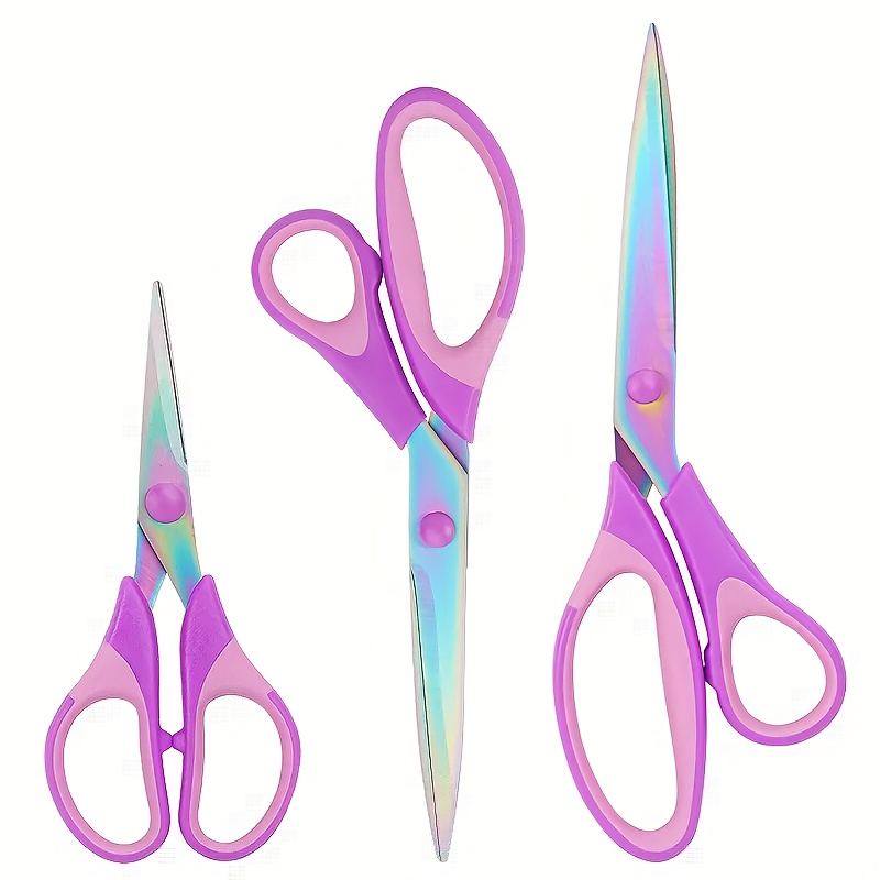 

Ultra-sharp Titanium Blade Scissors With Ergonomic Grip - For Sewing, Arts, Office & Home Use, Scissors For Sewing