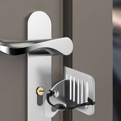 1pc portable travel door lock travel door lock hotel rental house door lock apartment security device womens
