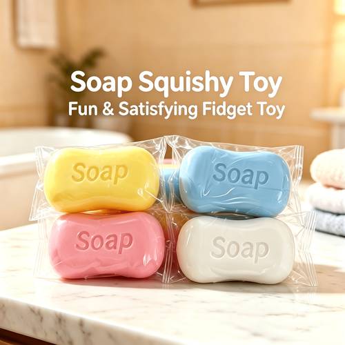 new simulation soap soft and with slow rebound novelty style desktop decoration birthday gift party favor small gift for random color