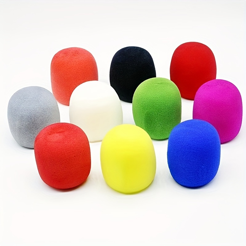 

10pcs Foam , For Microphones, Mixed Windshield For And Reduction