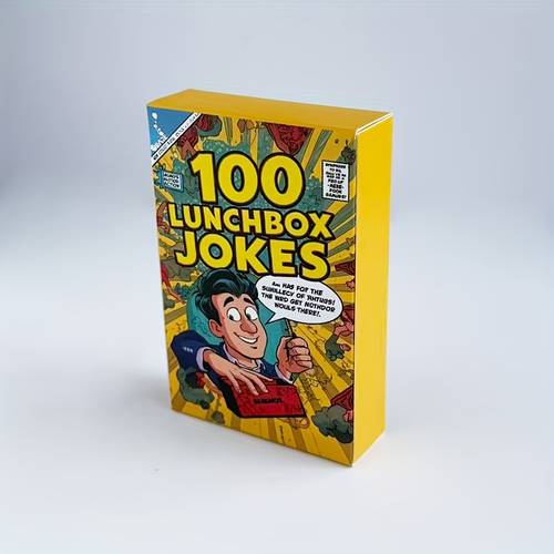 100pcs funny lunchbox jokes cards portable paper game suitable for s humor for classrooms parties quick joke cards for the no to carry