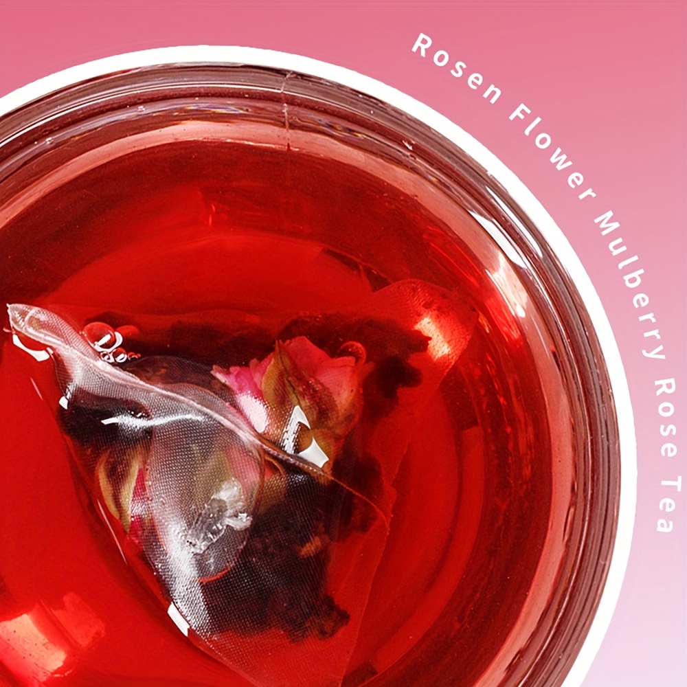 SIFANGDA Luoshen Mulberry Rose Tea 100g (5gx20P) | Rich in Anthocyanins and Vitamin C, Ideal for Daily Drinking to Enhance Skin Radiance, Perfect for Afternoon Tea or Festive Gifts, Preservative-Free