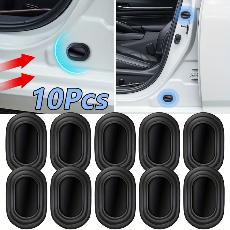 E-shop 10 Stück Stoßdämpfende Auto Tür Pads, Schallschutz Klebestreifen für Autotüren zur Lärmminderung und Kollisionsschutz