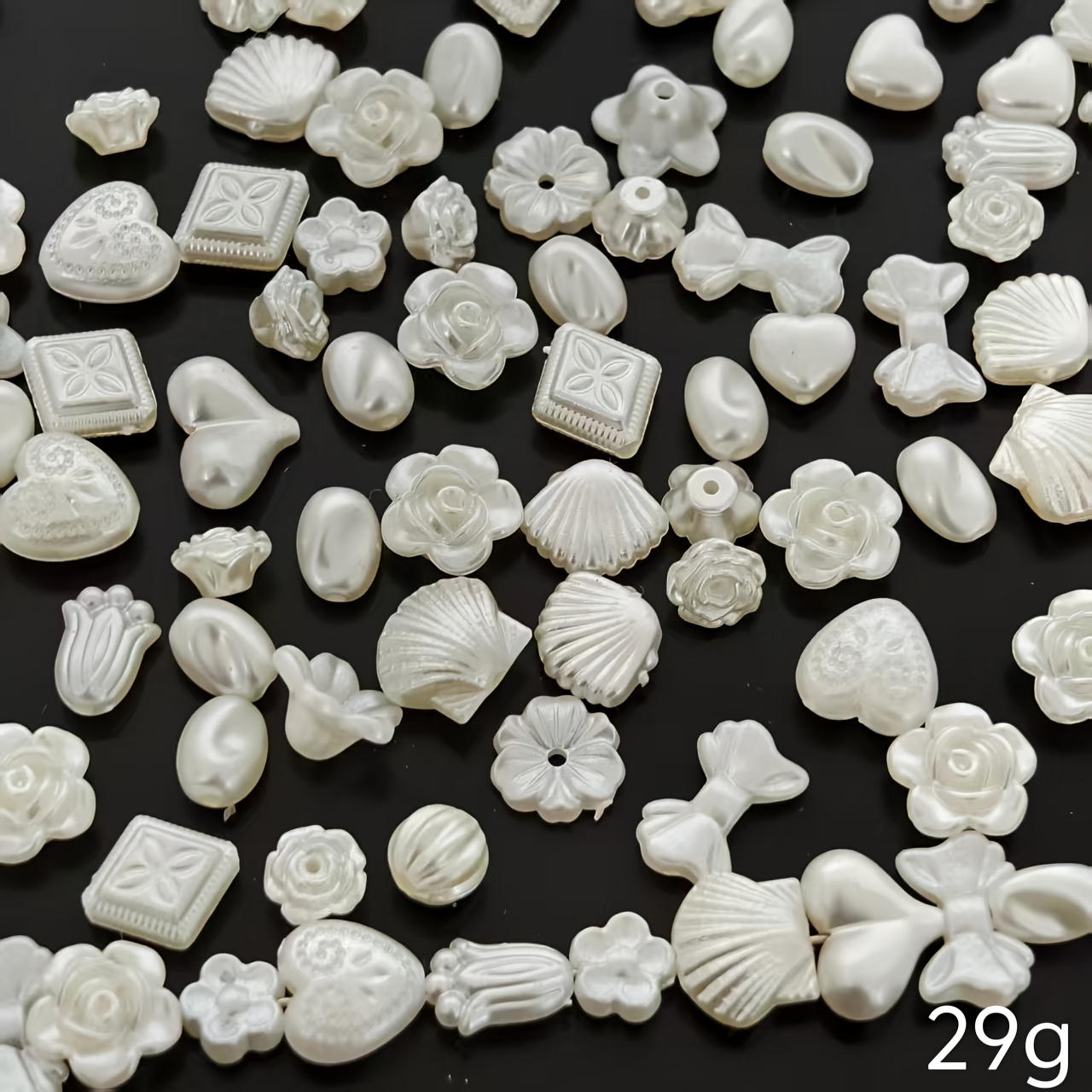 TEMU Set Combinato Stile 29G16 - Perline Distanziatrici Acriliche Eleganti a Stella Irregolare, , 8 mm, Aggiunte, Perline Sciolte - Adatte per