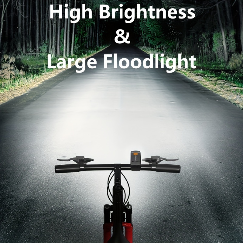     usb rechargeable bike light 4     handlebar mount   night riding  