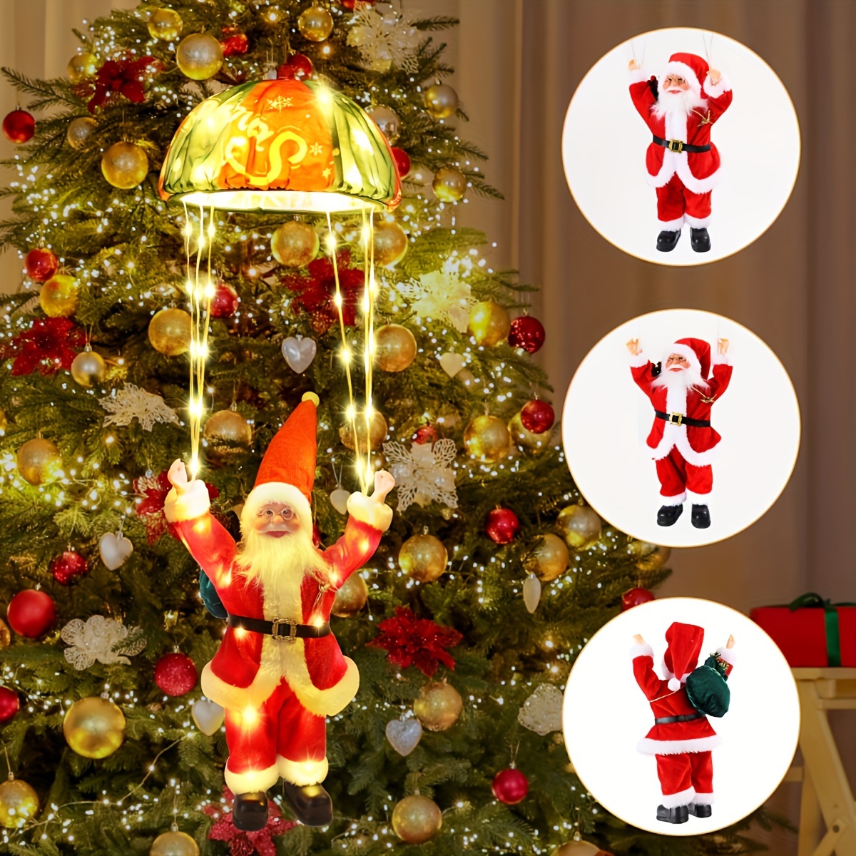 

1pc Parachuting , - Led 8 , Plastic , 220-240v , No , & Christmas Tree