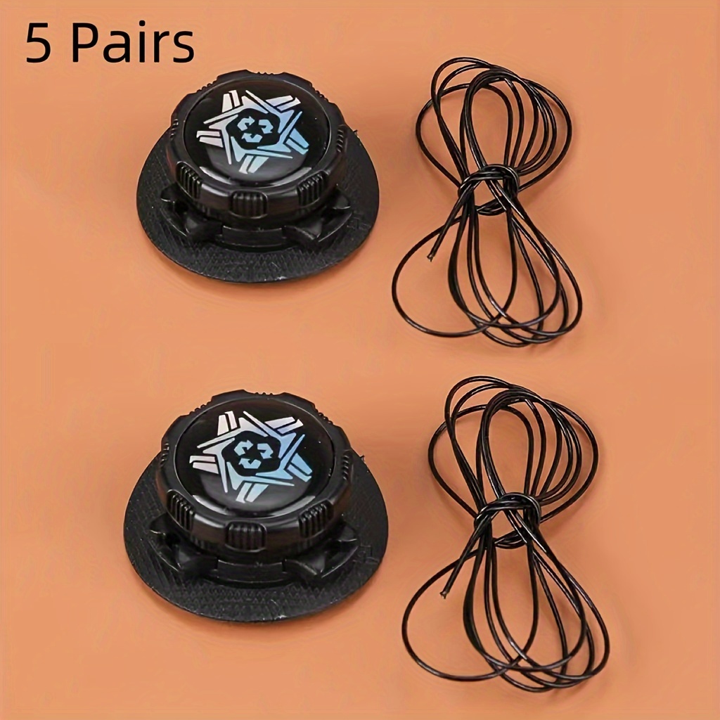 

5-pack Automatic Lacing System For Shoes, Quick And Easy To Use, Plastic Material, Suitable For Men And Women