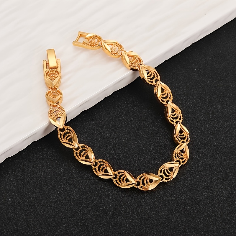 Image of 1pc Women's Bunny Bracelet Fashion 18k Gold Plated Bracelet, Holiday Gift