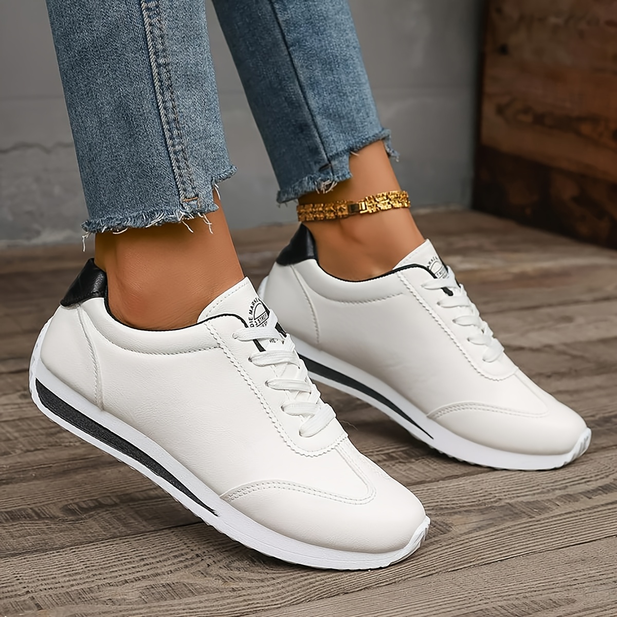 tênis casual feminino sem tira com sola de borracha Temu Brazil