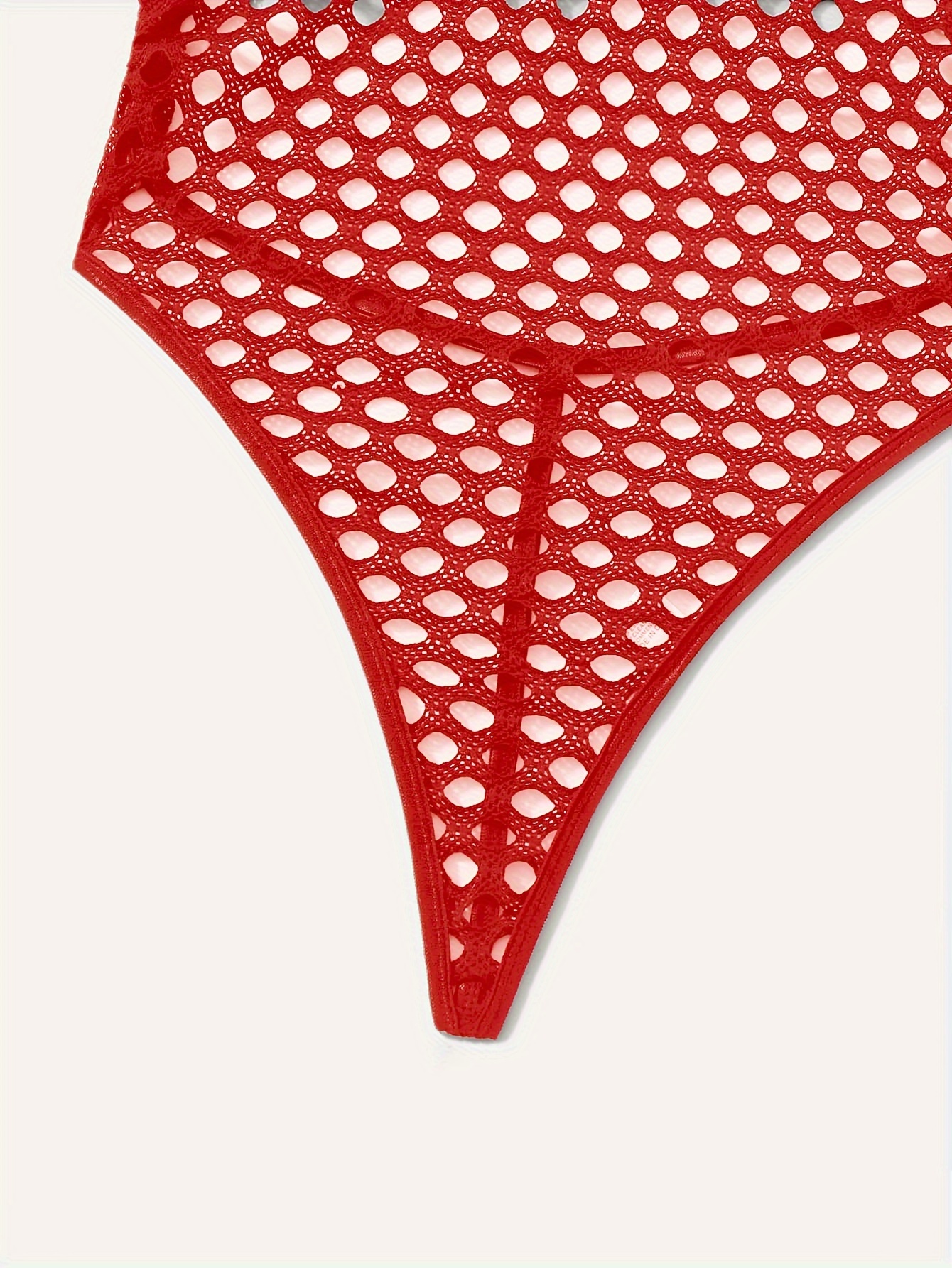Thong Bodysuit for Women Lingerie Womens High Waisted Fishnet