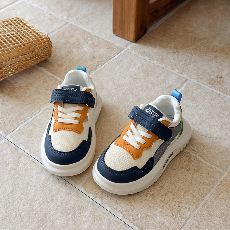 Zapatillas para Niños y Niñas - Compatibles para Juego al Aire Libre - Bajo, Tejido Transpirable y Suela, Color - Zapatos Casuales de Punta Redonda con Detalles de Flecos, Cierre de Gancho y Bucle (Uso Diario, Parque Infantil) - Imagen 5