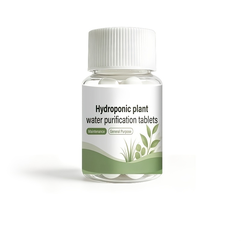 TEMU 102pcs Hydroponic Water Purifying Tablets - Suitable For Hydroponic Potted Plants, , Water Features, Aquariums, And Fishponds, Sedimenting Mud