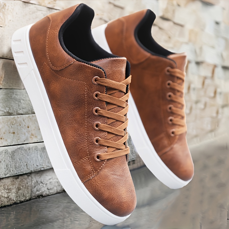 Brown The Greats Sneaker Mens Stylish Brown Sneakers Versatile