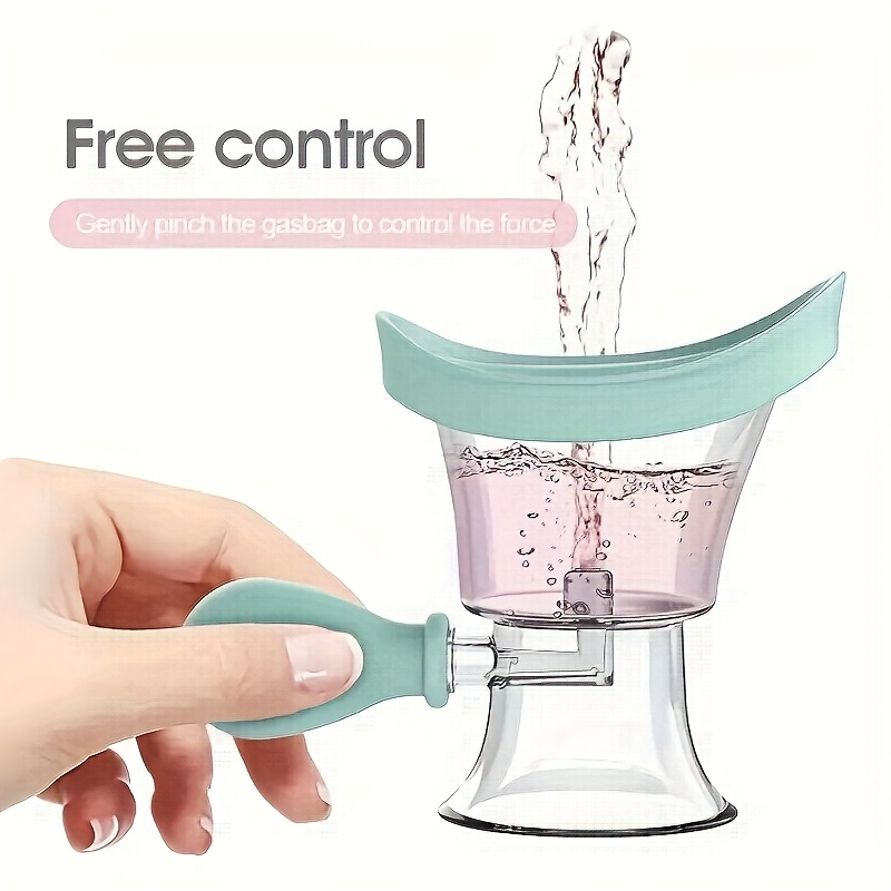 eye washers designed for eye protection and cleaning suitable for and   a reusable wash cup suitable for men and women and operates by manual air pressure Product details 1