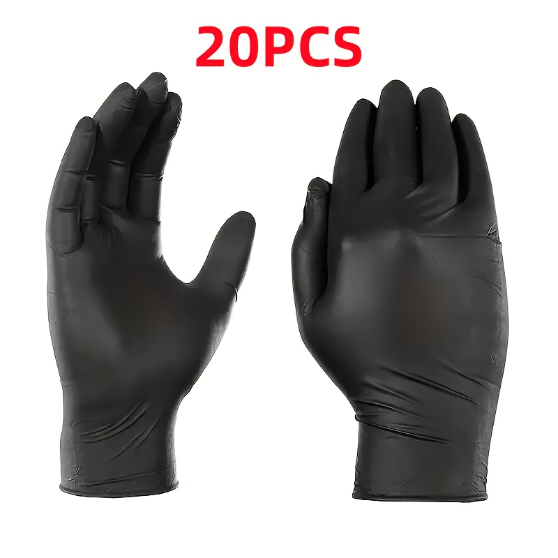  disposable nitrile gloves suitable for household cleaning dishwashing kitchen   care hair dyeing   in four sizes multifunctional cleaning gloves stylish cleaning gloves kitchen specific for  