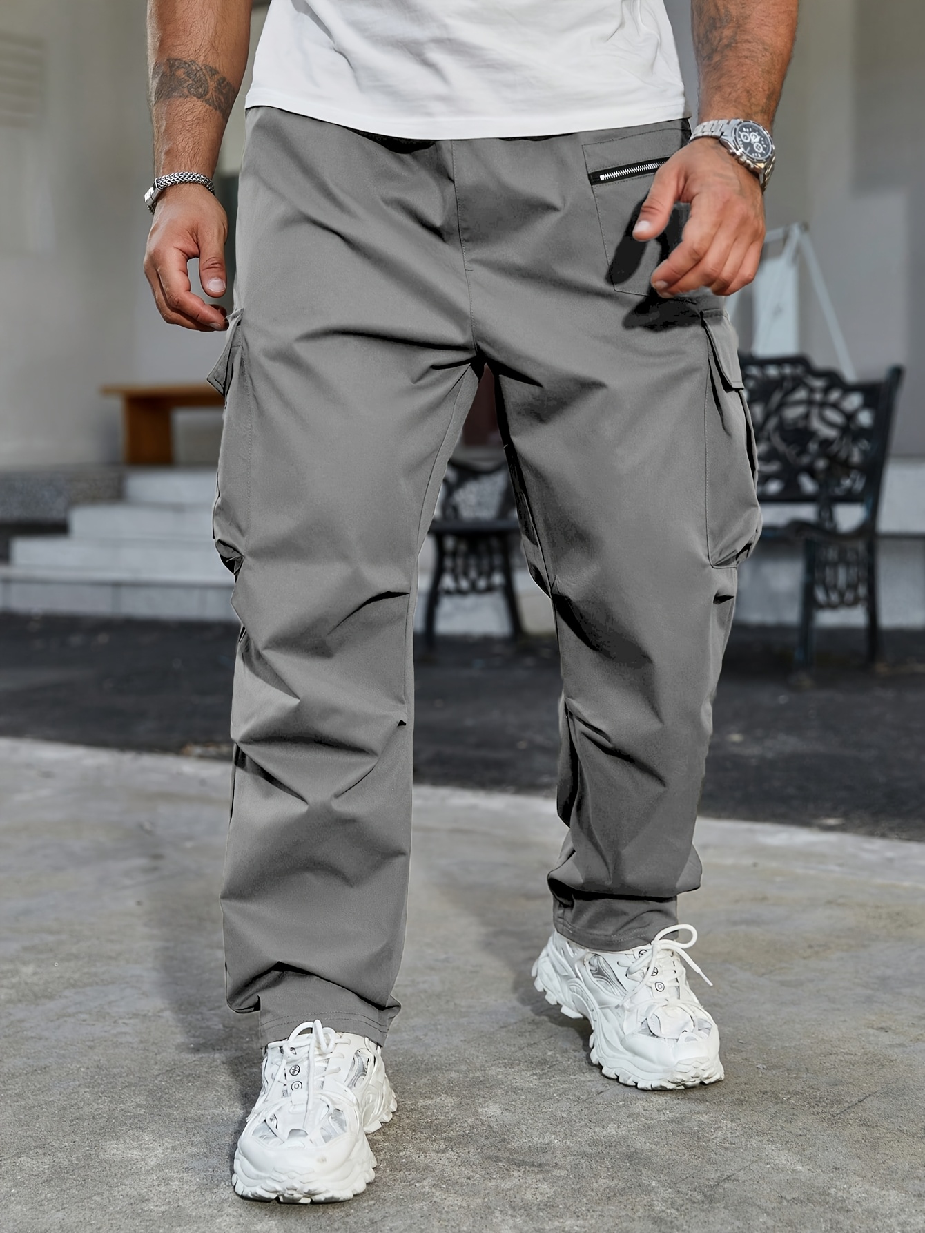 plus size mens cargo pants men's big tall - Temu Mauritius