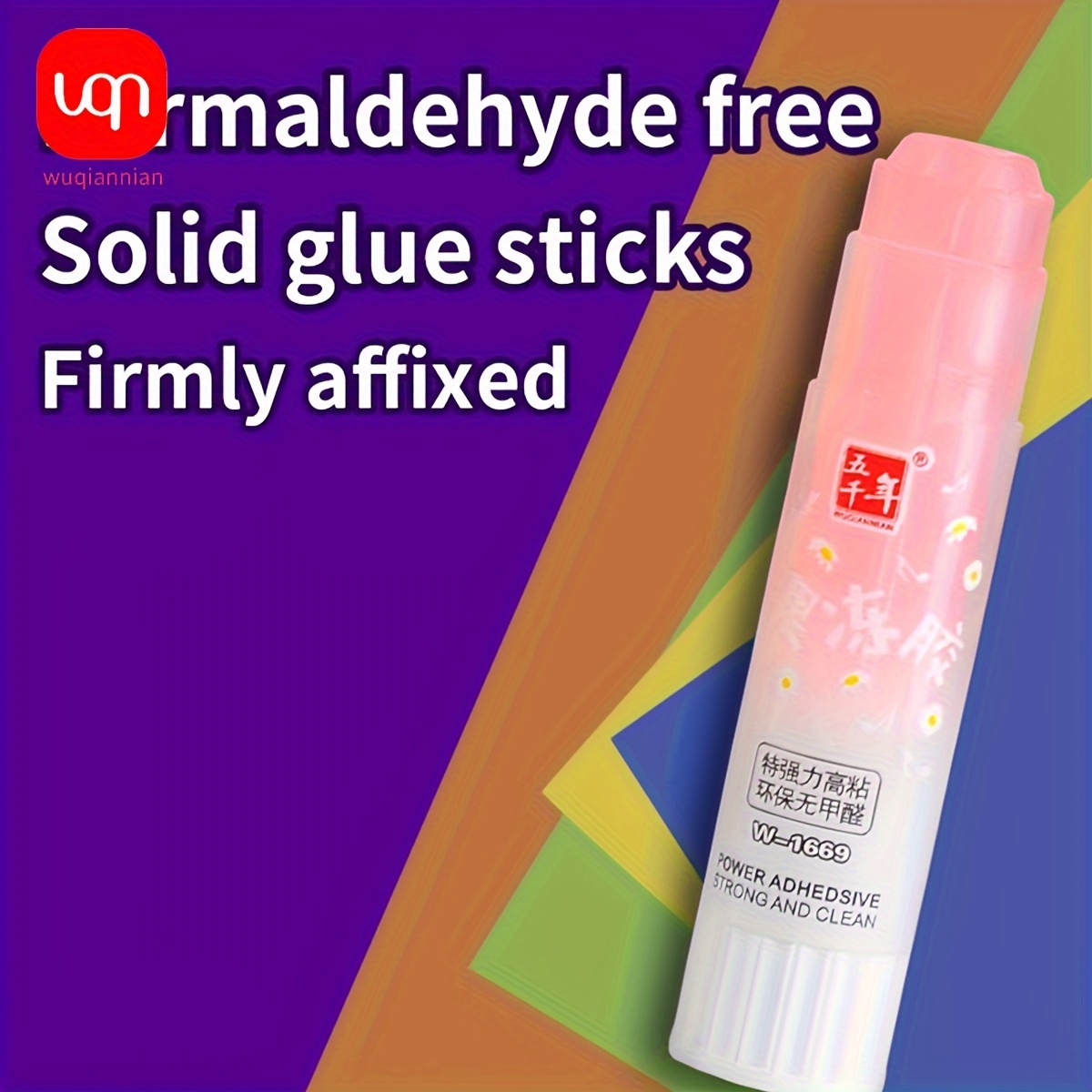 2pcs Solid Glue Stick Handmade Glue Cute Cartoon Solid Glue Glue High  Viscosity