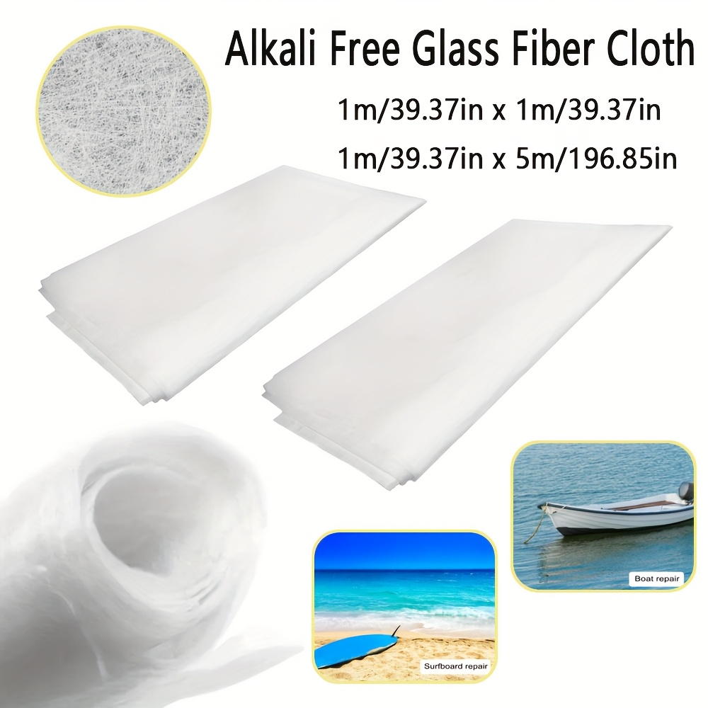 

1m/5m -free 30gsm Glass Fiber Cloth Mat, Synthetic Strand Fiberglass Non-woven Fabric For Boats And Surfboards