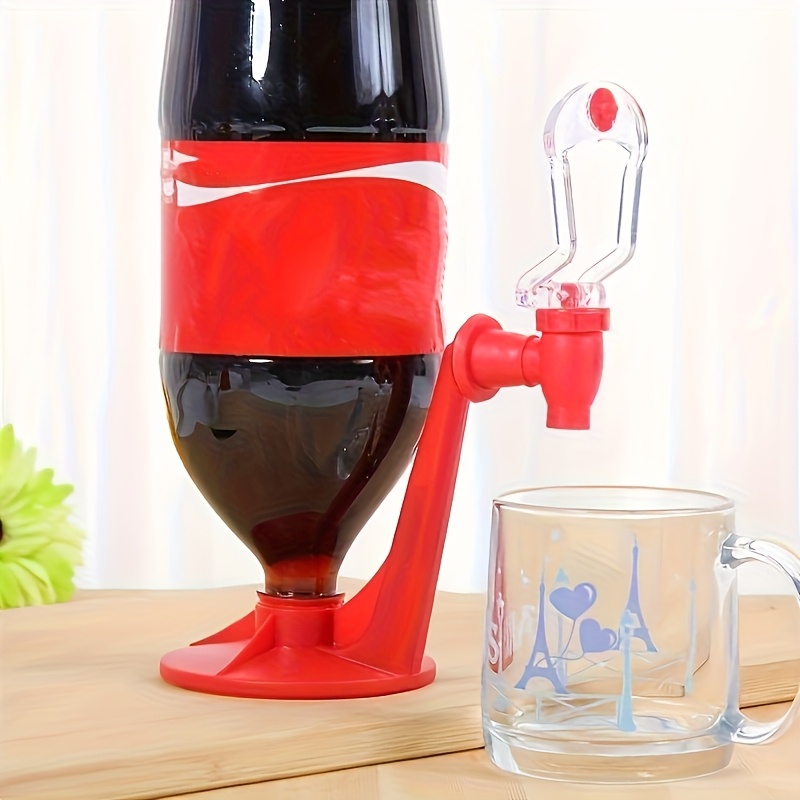 1 Stk. PVC Soda Wasser Getränke Mineralwasser Spender - Invertierter Getränkespender, Kreative Getränkeverkäufer für die Heimbar, Partyzubehör, Kleines Küchenwerkzeug