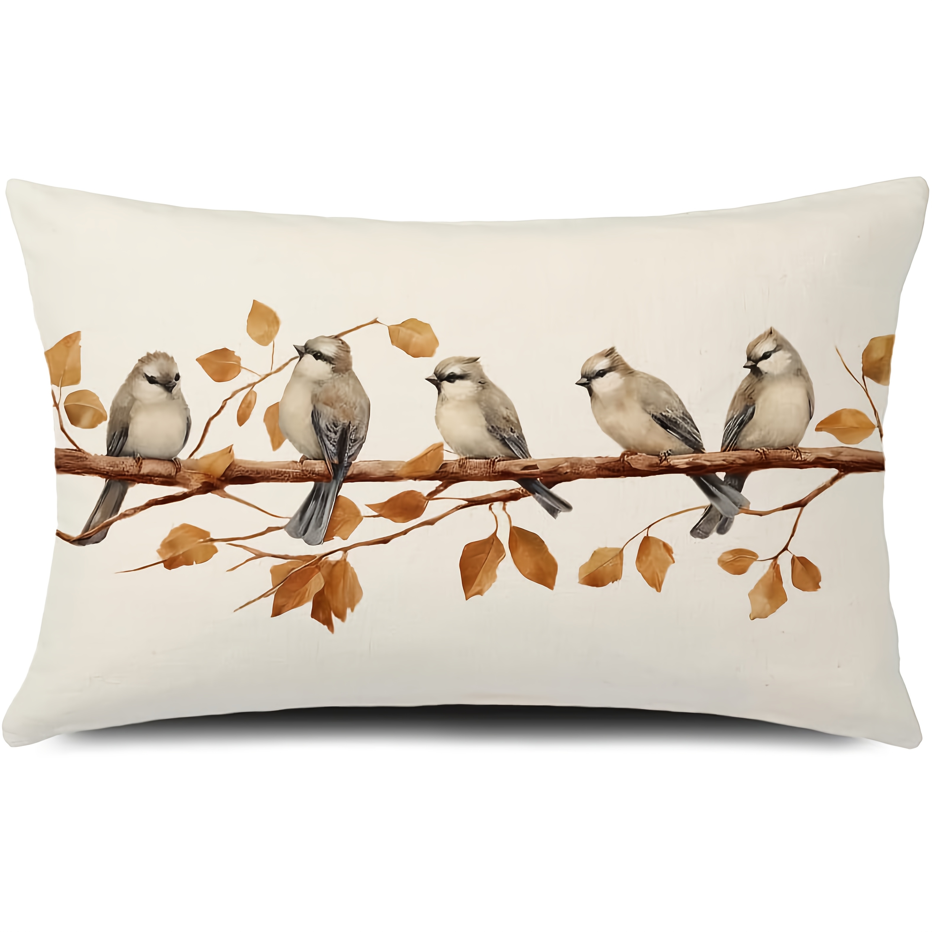 TEMU 1pc, Housse de coussin rectangulaire décorative lombaire d'été 12 X 20, Taie d'oreiller d'extérieur pour porche et patio, Housse de coussin de