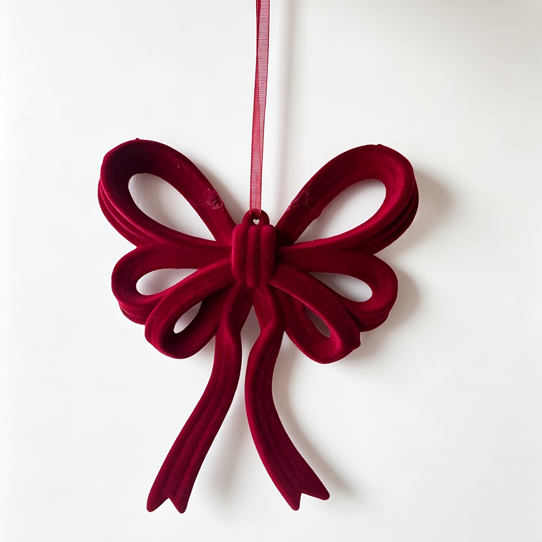 TEMU Christmas Tree Ornament Bow-shaped Decorative Pendant, Christmas Decoration Ornament, Suitable For Hanging On Fireplaces, Windows, And Christmas