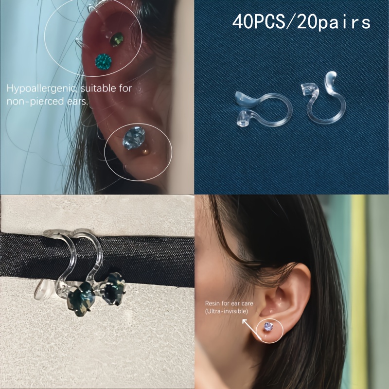 40pcs 20 pairs clip converter non perforated u Temu Pakistan