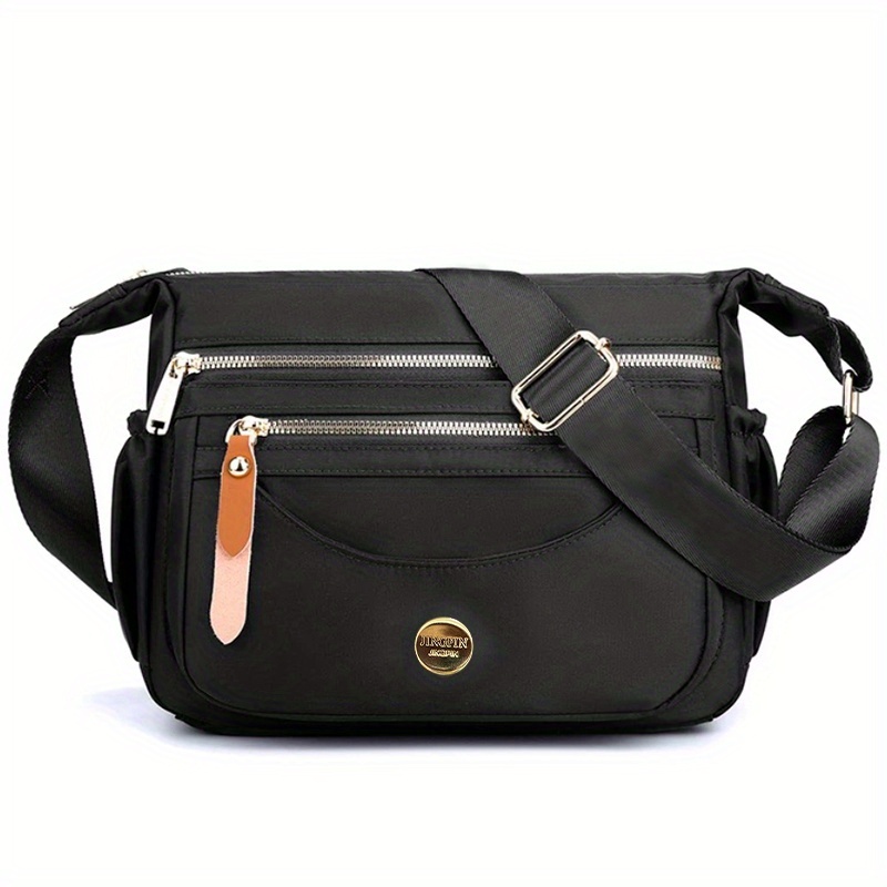 TEMU Unisex Neutral Square Shoulder Crossbody Bag, Stylish And Casual, Messenger Bag [zipper Random]