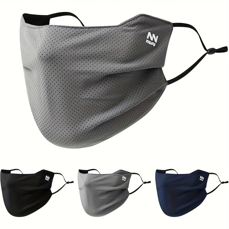 2 Stück Motorrad Halstücher Halb Gesicht Funktionstuch Kopfbedeckung Outdoor Ma-SKS Sport