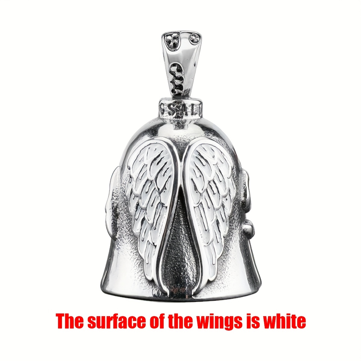 Guardian Motorcycle Bell Good Luck Bells Keyring Drive Safe Pendant Additions Pewter Bike Bell Good Luck Gift For Men Women Guard Riding Safety