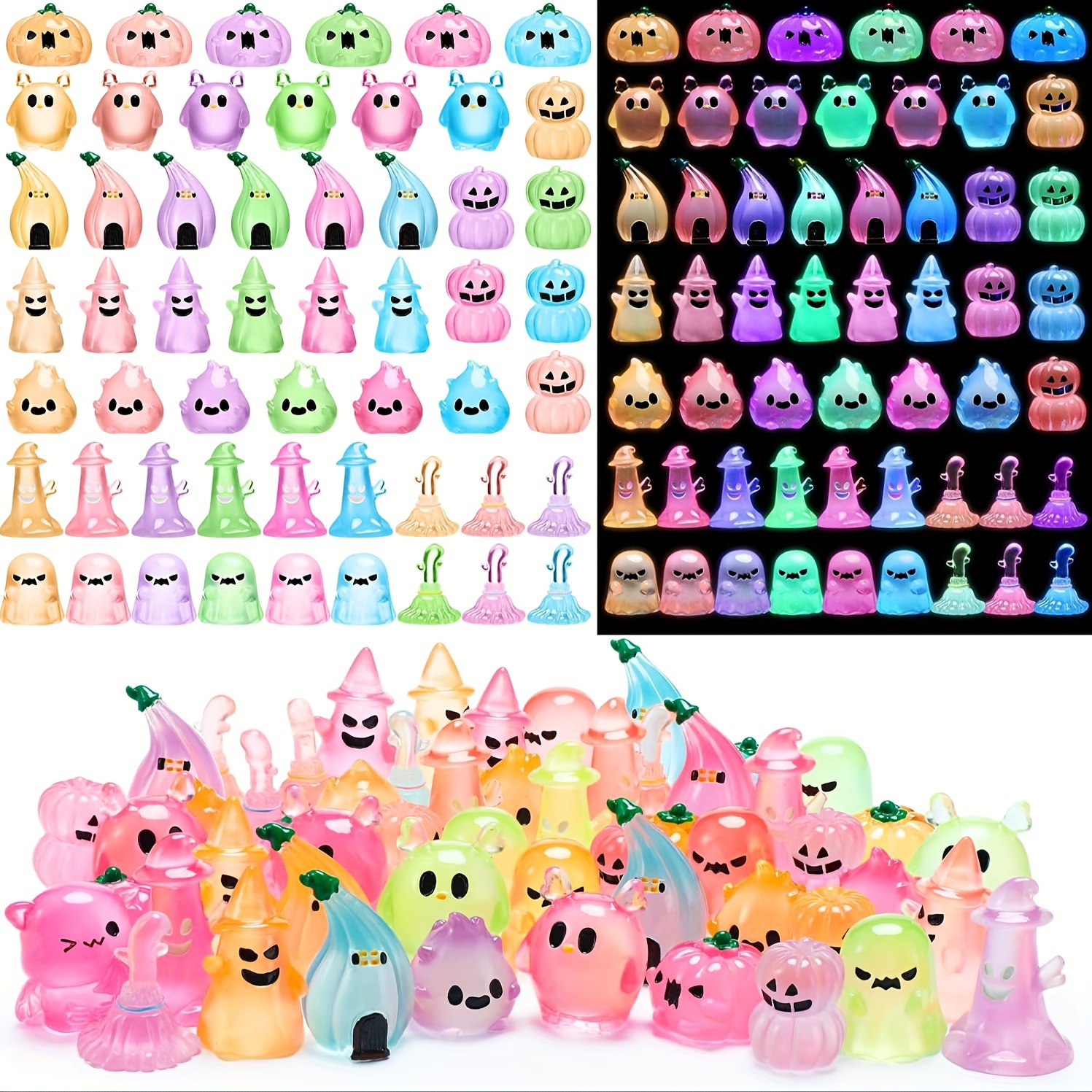 

[top-] 36pcs Halloween , , & , Mixed , Plastic , Novelty Toys For Halloween Decor, & Display, 9 Styles