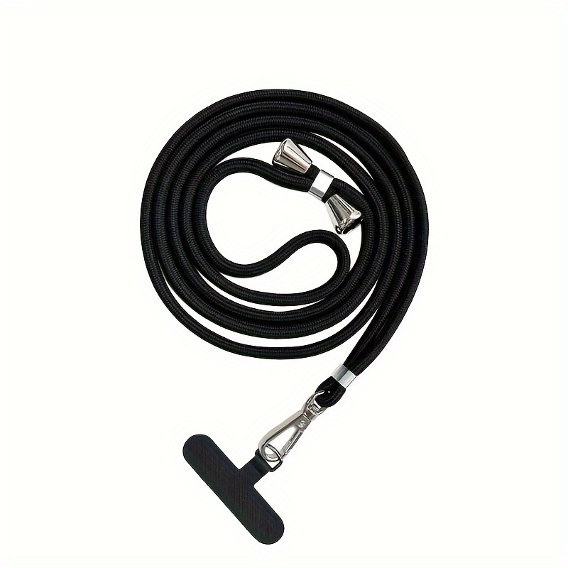 Image of Phone Lanyard Crossbody Adjustable Neck Strap For Around With Clear Tether Tab For Most Full Coverage Phone Case