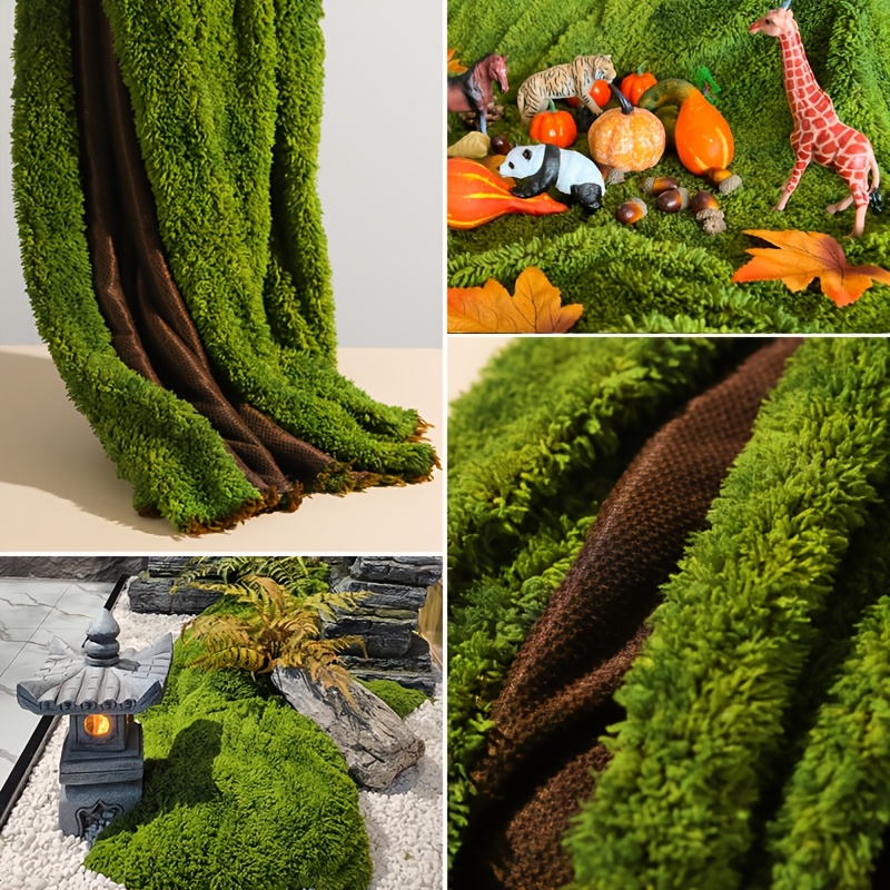 

Versatile Artificial Moss Fabric - Realistic Lawn For Home & Party Decor, Forest Wedding Settings | Halloween, Christmas, Valentine's, Thanksgiving & New Year's | No Power Needed, Moss For Crafts