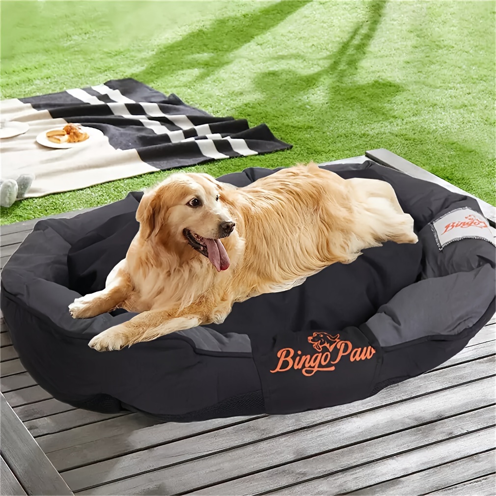 

Large Heavy Duty Dog Bed Waterproof Thicken Pet Sofa With Removable Cushion For Large Dog