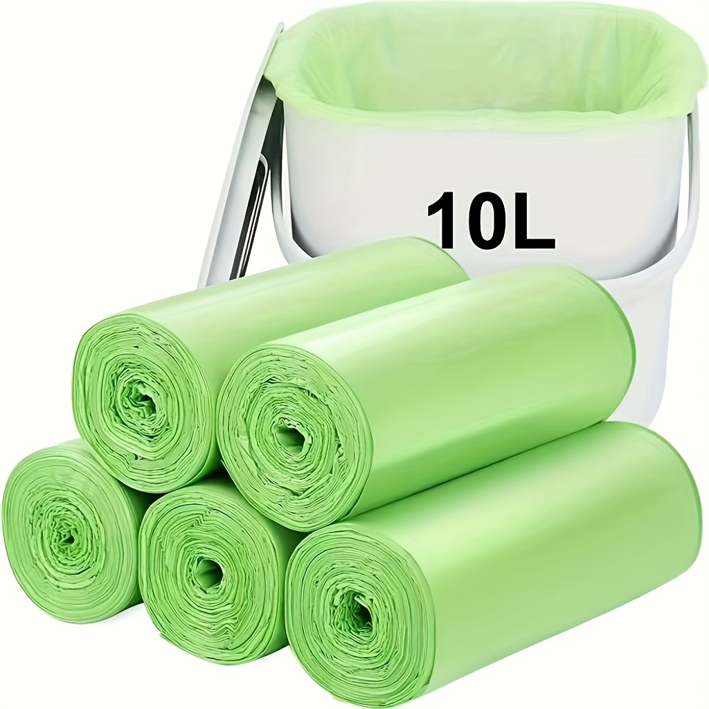 

5 Rolls Of Garbage Bags, 17.72x19.69 Inches, Plastic, Multi-, For Home, Kitchen, Business, School, Office, Outdoor, Bathroom, Professional Use, Disposable