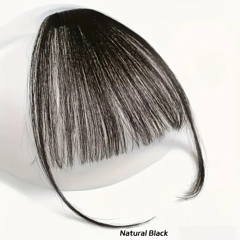1pc clip in hair bangs for women natural look loose waves multi color options high temperature fiber versatile style accessory for all hair types details 6